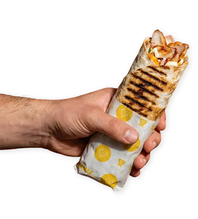 Chicken shawarma wrap