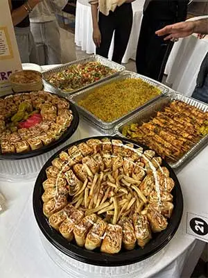 Shawarmaz catering spread